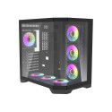 Darflash FT418 PRO computer case + 7 aRGB fans (black)