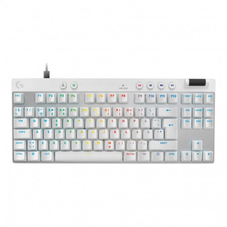 Logitech PRO X TKL RAPID valge (PAN)