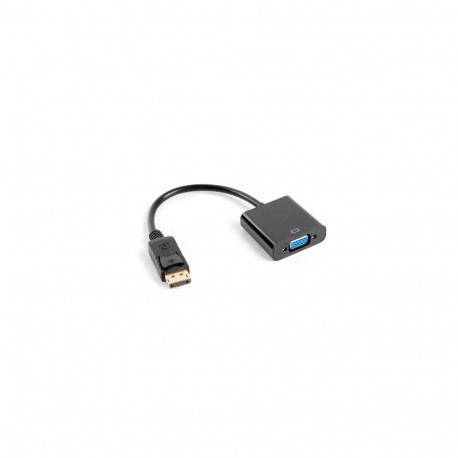 Lanberg DisplayPort(M) 1.1->VGA(F) adapterkaabel 20cm, must