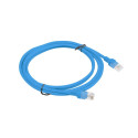 PATCHCORD CAT.5E UTP 2M BLUE FLUKE PASSED LANBERG 10-PACK