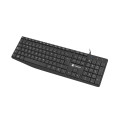 KEYBOARD NATEC NAUTILUS ES LAYOUT BLACK SLIM
