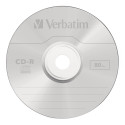 1x10 Verbatim CD-R 80 / 700MB audio värviline Live it jewel case
