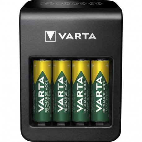 Varta LCD Pug Charger+ incl. 4 batteries 2100 mAh AA