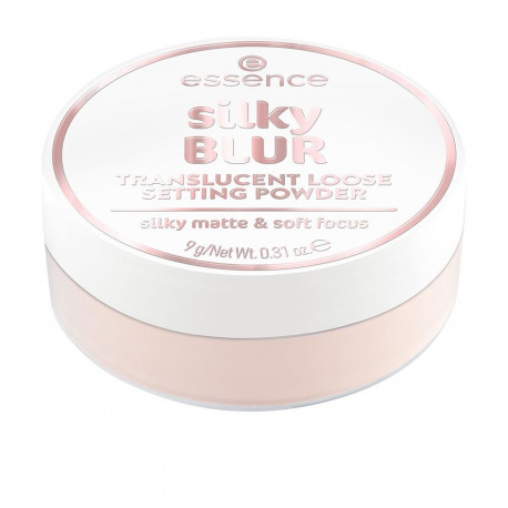 ESSENCE SILKY BLUR polvos sueltos fijadores translúcidos 9 gr