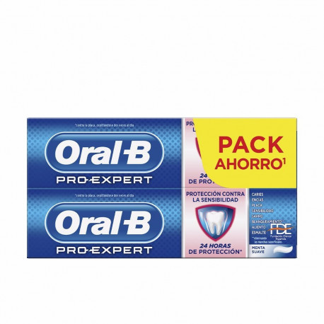 ORAL-B PRO-EXPERT SENSIBILIDAD&BLANQUEANTE DENTIFRICO LOTE 2 x 75 ml