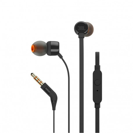 JBL JBL Tune 110 in-ear headphones with 3.5mm mini jack and remote control - black