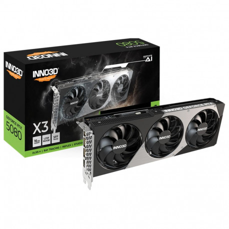 GeForce graafikakaart RTX 5080 X3 (DLSS 4, 3x DisplayPort, 1x HDMI 2.1)