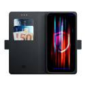 3mk Wallet Case for iPhone 14 Pro - Black