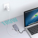 Choetech 9in1 multifunctional USB Type C HUB - 3x USB 3.2 Gen 1 / SD and TF memory card reader / HDM