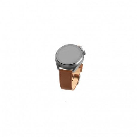 FIXED Leather Strap for Smartwatch 20mm wide, brown