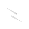 FIXED Liquid Silicone Cable USB-C/Lightning, 1,2m, white
