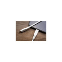 FIXED Liquid Silicone Cable USB-C/Lightning, 1,2m, white