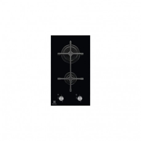 Electrolux EGC3322NVK Black Built-in 29 cm Gas 2 zone(s)