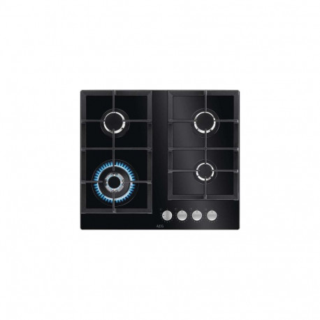 AEG HKB64420NB Black Built-in 60 cm Gas 4 zone(s)