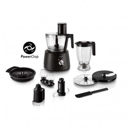 Philips Avance Collection Food processor HR7776/90 1000 W Compact 2 in 1 setup 3.4 L bowl