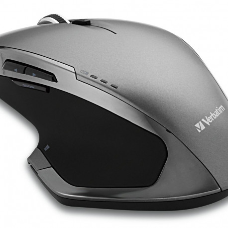 Hiir Verbatim Wireless Desktop 8-button Deluxe Blue 1LED Mouse 1000dpi, USB nano reciever, 2xAAA, Wi