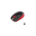 Logitech M190 Full-Size Wireless Mouse, RF Wireless, 1000 DPI, Red