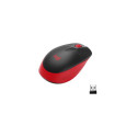 Logitech M190 Full-Size Wireless Mouse, RF Wireless, 1000 DPI, Red