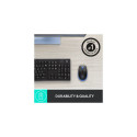 Logitech M190 Full-Size Wireless Mouse, RF Wireless, 1000 DPI, Blue