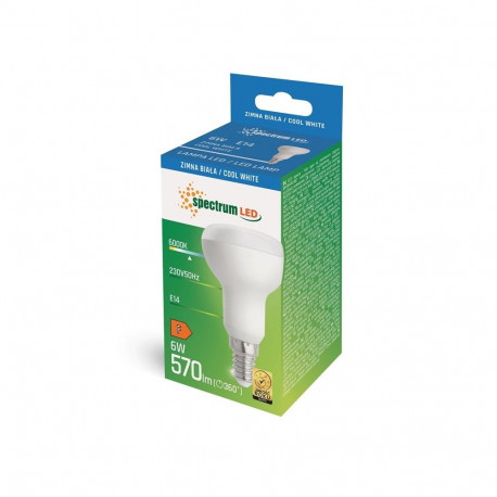 LED pirn R50 6W E14 860 matt 485 lm