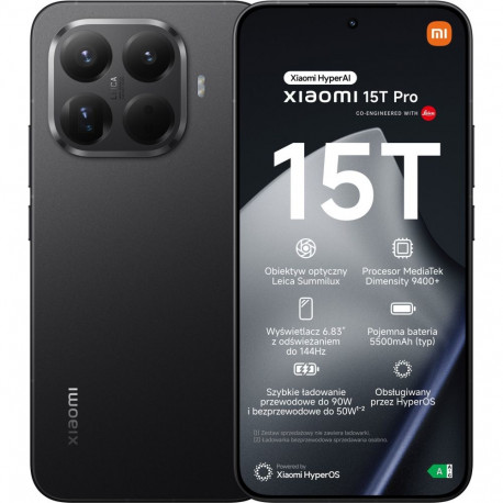 Xiaomi 15T Pro 5G 12GB/1TB Black