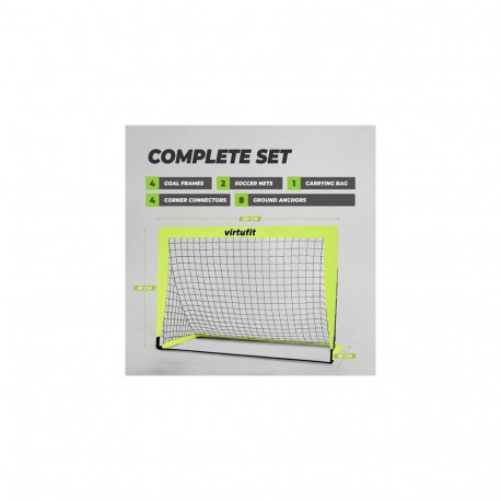 Jalgpalliväravad VirtuFit Pop-Up Soccer Goal Set - 120 x 90 cm