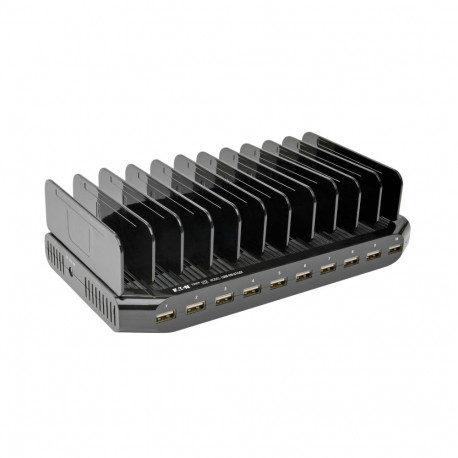 Eaton USB-laadimisjaam 10 pordiga U280-010-ST-CEE reguleeritava hoiuruumiga 96W