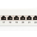 Digitus DN-91624S valge patch paneel CAT 6 24 x RJ45