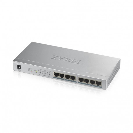 GS1008-HP 8-pordiline Gigabit PoE+ mittehallatav lauapealne lüliti 60W