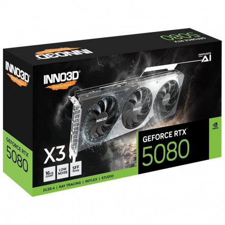 Graphics Card - INNO3D GeForce RTX 5080 X3 16GB GDDR7 7680x4320