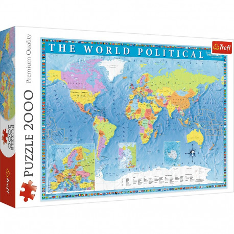 TREFL puzzle World Map 2000 pcs