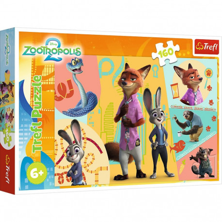 TREFL DISNEY puzzle Zootopia 160 pcs