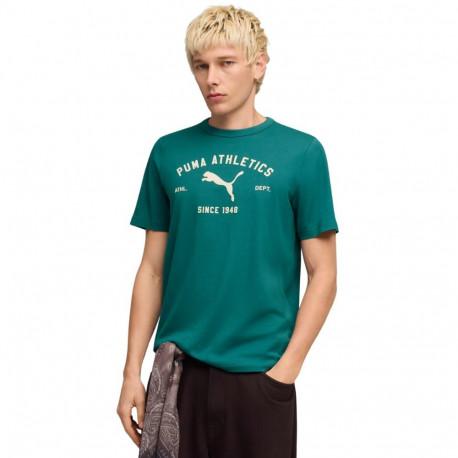 Puma meeste särk Class Graphic Tee 692226 41 S, roheline