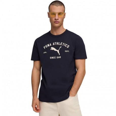 Puma meeste t-särk Class Graphic Tee 692226 16 L, tumesinine