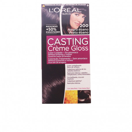 L'Oréal Paris läike-kreemvärv #200, eebenimust