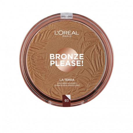 L'Oréal Paris päikesepuuder Bronze Please! La Terra #03, medium caramel