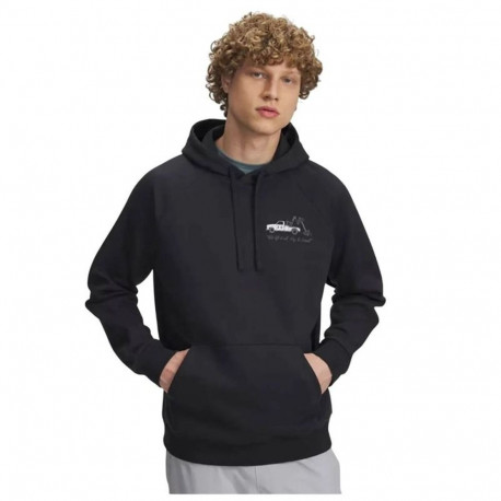 Men’s Hoodie Under Armour Rival Fleece Hbr Logo Hd Black - L
