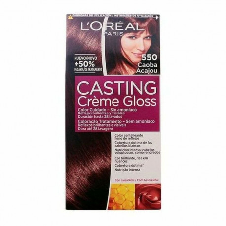 Dye No Ammonia L'Oreal Make Up Casting Creme Gloss Nº 550-Caoba 180 ml