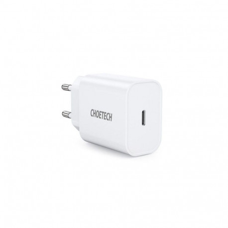 Choetech USB wall charger Type C PD 20W White