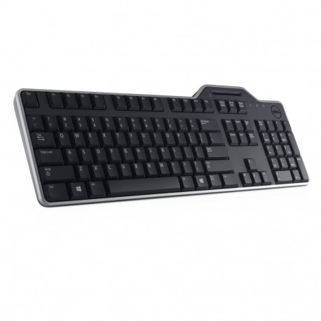 Dell Russian (QWERTY) Dell KB-813 Smartcard Reader USB Keyboard Black