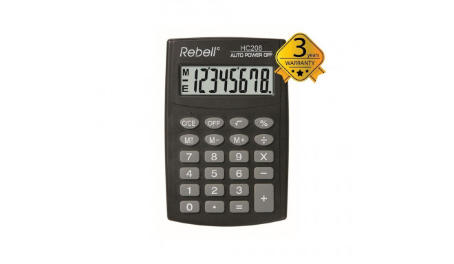 REBELL HANDHELD CALCULATOR HC208