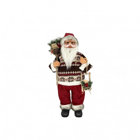 DECORATION SANTA CLAUS W SWEATER H60CM