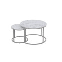 TABLE COFFEE PAOLA WHITE 60X40CM