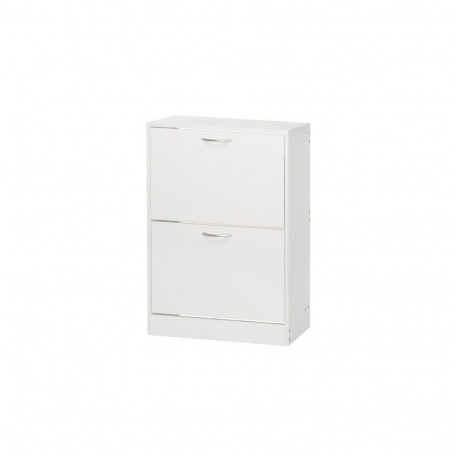 CABINET SHOE WHITE 60X24X80CM 4LIVING