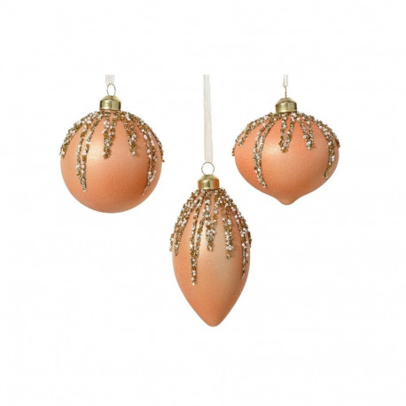 Klaasist virsikuvärvi ehe D8CM