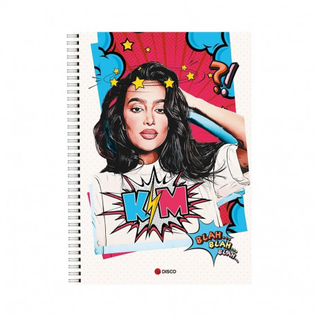 K MESC ruuduline märkmik 24.7x17.4 cm 50 lehte