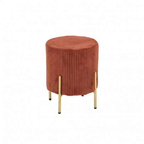 POUF ESTEL BURNT ORANGE 32X29-41CM