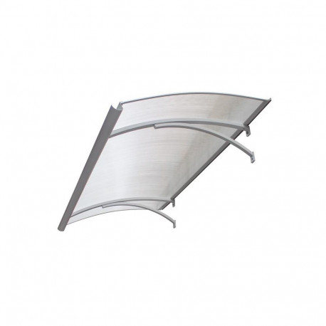 CANOPY 1600X900 PC HOLLOW SHEET 3.8MM CL