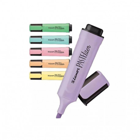 TEXT MARKER SET 6PCS PASTEL 4020P/6WT