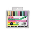 TEXT MARKER SET 6PCS PASTEL 4020P/6WT